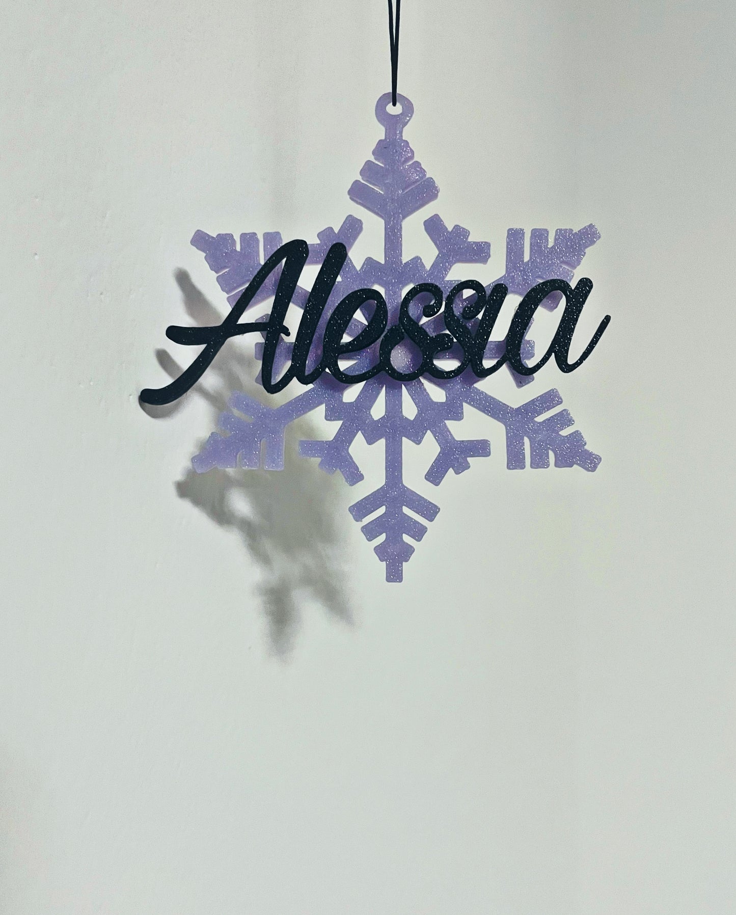 Fiocco di neve personalizzabile con nome