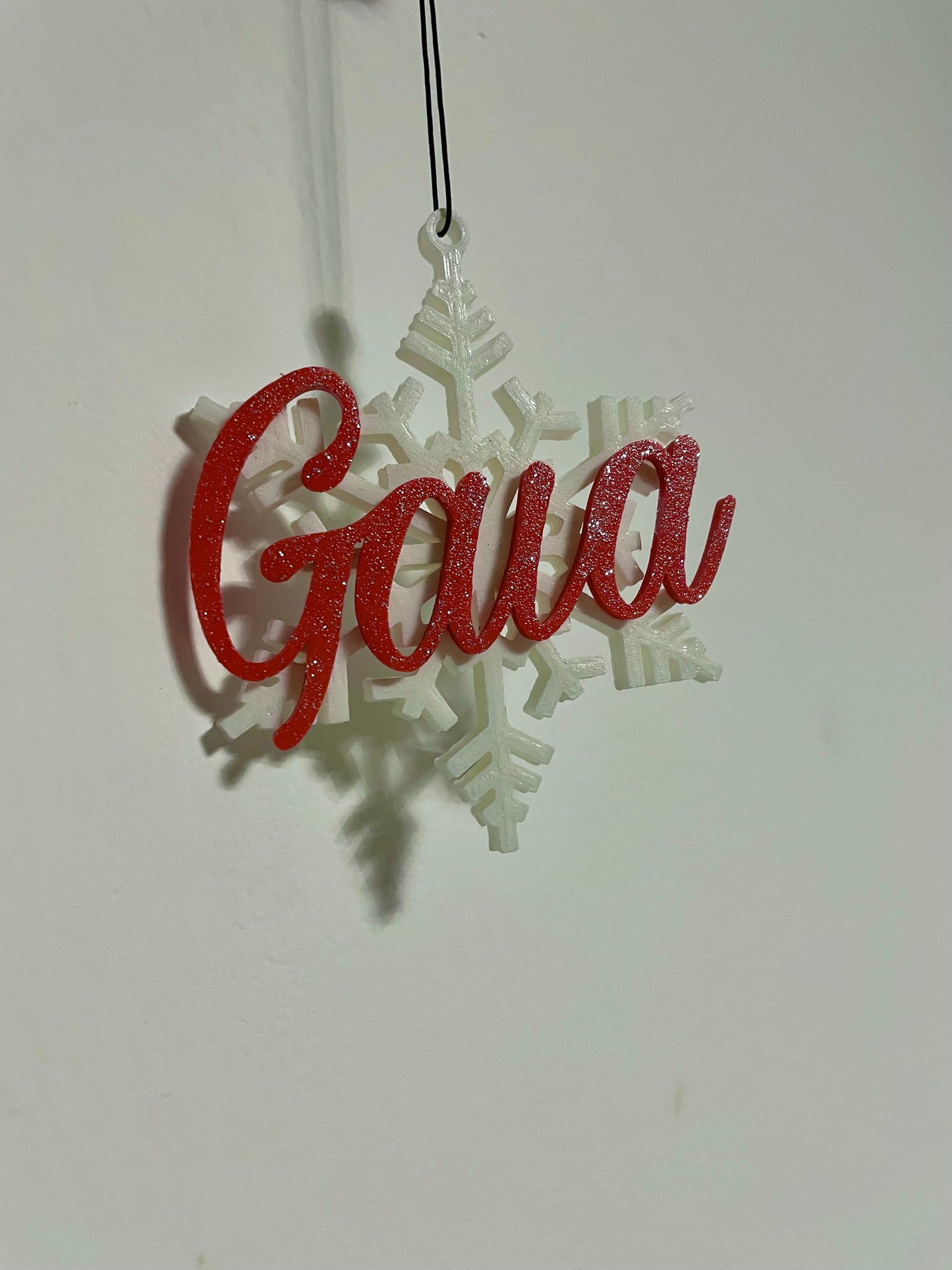 Fiocco di neve personalizzabile con nome